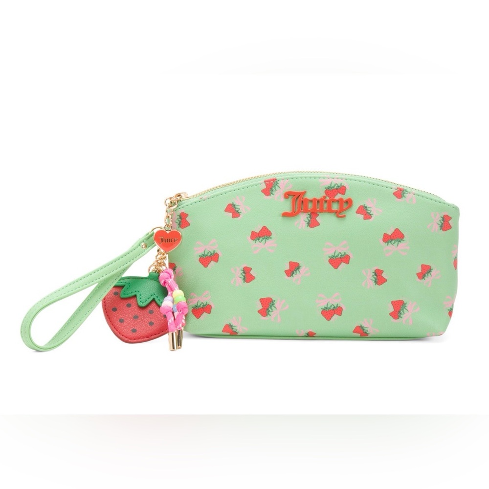 Juicy Couture Mint Green Strawberry Pouch